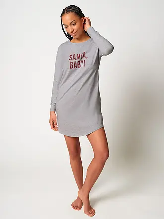 SKINY | Nachthemd - Sleepshirt grey melange | 